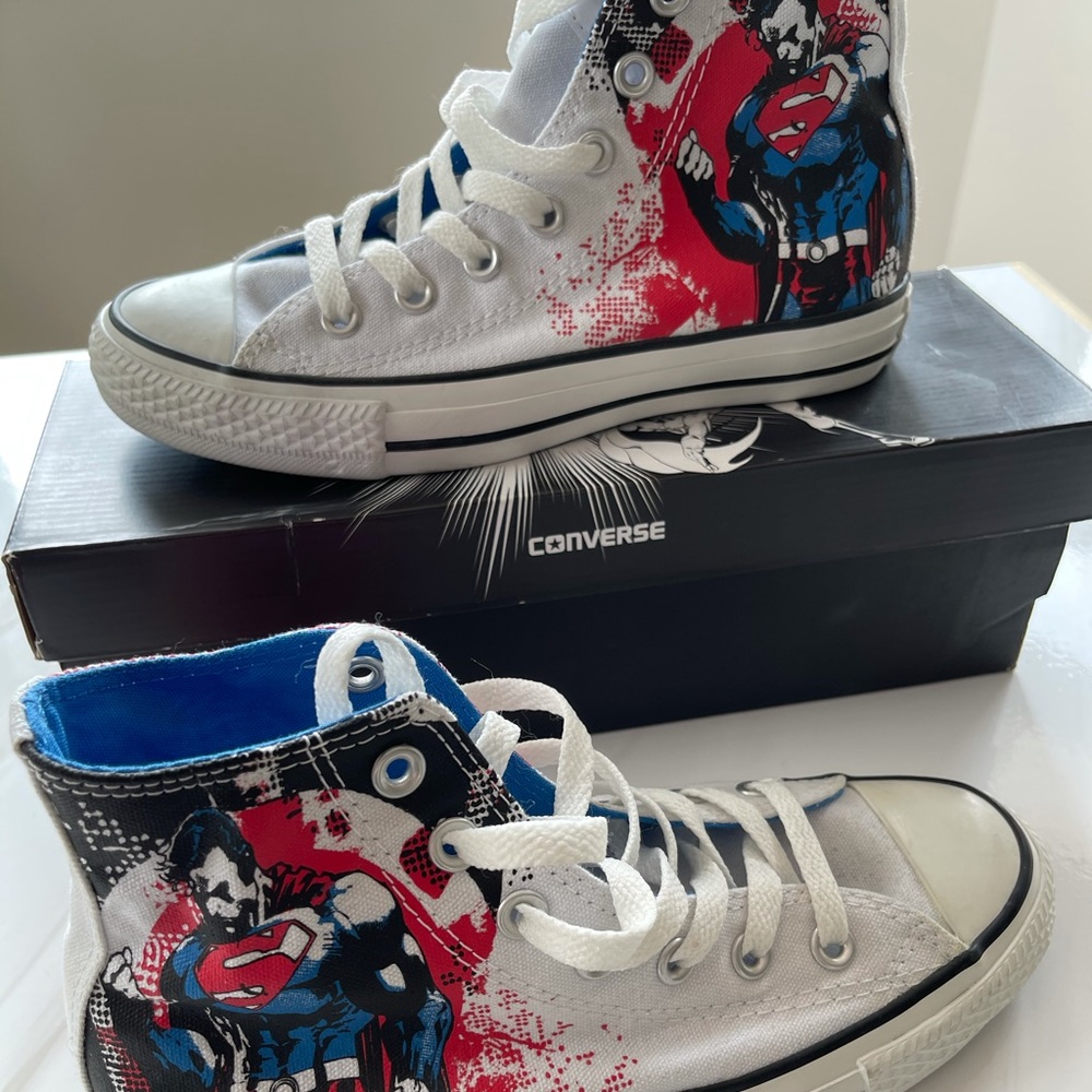 Converse Chuck Taylor DC comic superman nwt